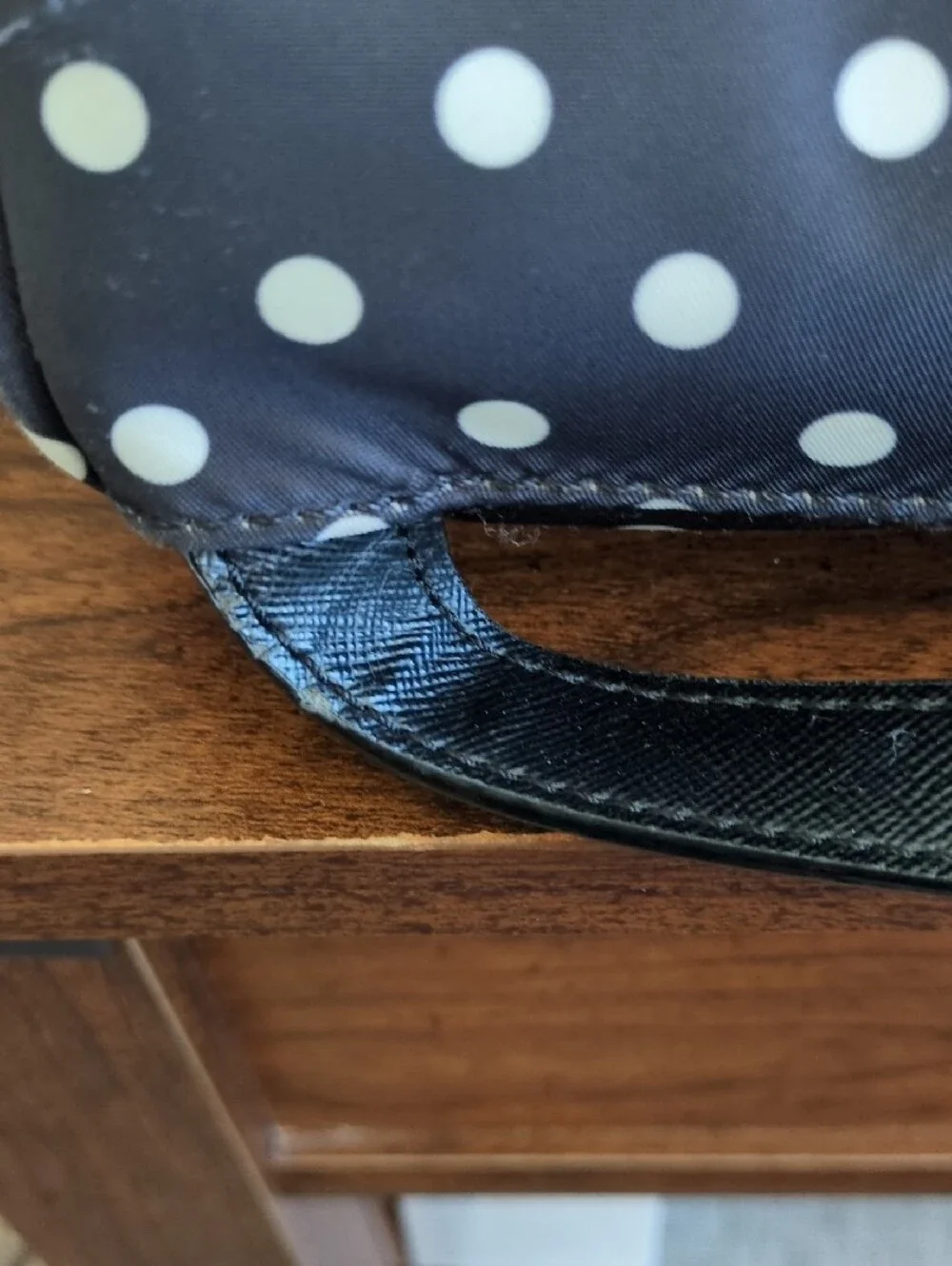 kate spade Black and White Polka Dot Backpack & Wallet Set